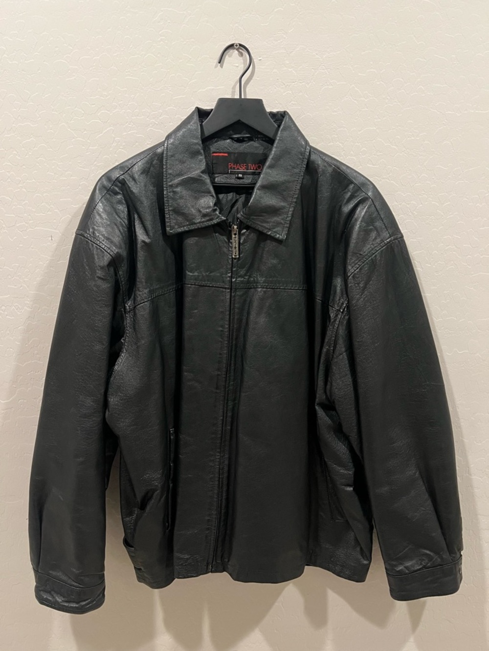 Vintage Black Leather Jacket